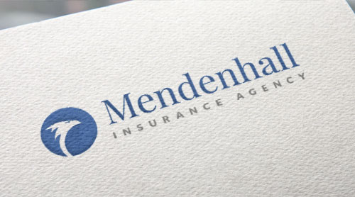 Mendenhall Insurance Agency Logo on a Plain Paper